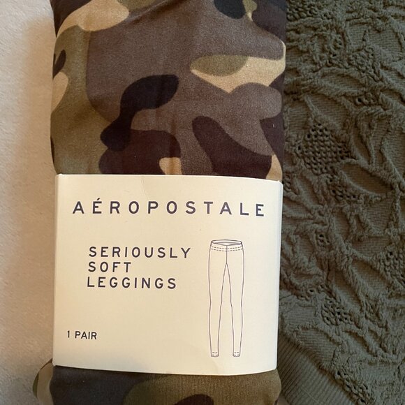 Aeropostale, XS, Camouflage Leggings and Tilly's, Crop, Tube Top - Picture 3 of 6